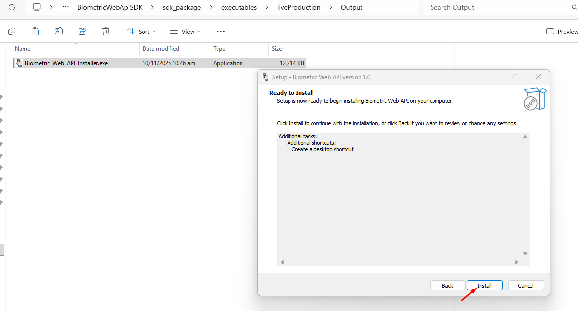 Run Installer